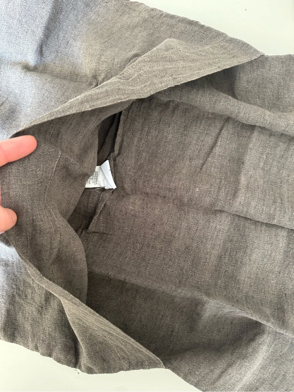 RH Italian Garment-Dyed Textured Linen Standard Sham Graphite